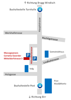 Anfahrplan zur Praxis
